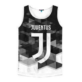 Мужская майка 3D с принтом Juventus 2018 Geometry Sport , 100% полиэстер | круглая горловина, приталенный силуэт, длина до линии бедра. Пройма и горловина окантованы тонкой бейкой | Тематика изображения на принте: juventus | спорт | спортивные | футбол | футбольный клуб | ювентус