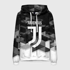 Мужская толстовка 3D с принтом JUVENTUS ЮВЕНТУС GEOMETRY SPORT , 100% полиэстер | двухслойный капюшон со шнурком для регулировки, мягкие манжеты на рукавах и по низу толстовки, спереди карман-кенгуру с мягким внутренним слоем. | Тематика изображения на принте: juventus | спорт | спортивные | футбол | футбольный клуб | ювентус