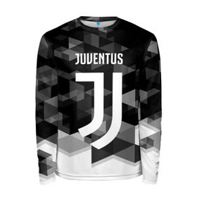 Мужской лонгслив 3D с принтом Juventus 2018 Geometry Sport , 100% полиэстер | длинные рукава, круглый вырез горловины, полуприлегающий силуэт | juventus | спорт | спортивные | футбол | футбольный клуб | ювентус