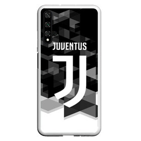 Чехол для Honor 20 с принтом JUVENTUS ЮВЕНТУС GEOMETRY SPORT , Силикон | Область печати: задняя сторона чехла, без боковых панелей | juventus | спорт | спортивные | футбол | футбольный клуб | ювентус