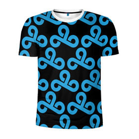 Мужская футболка 3D спортивная с принтом Team Cloud cs:go collection , 100% полиэстер с улучшенными характеристиками | приталенный силуэт, круглая горловина, широкие плечи, сужается к линии бедра | awp | cloud | counter strike | game | skin | team cloud | авп | игры | скин | текстуры