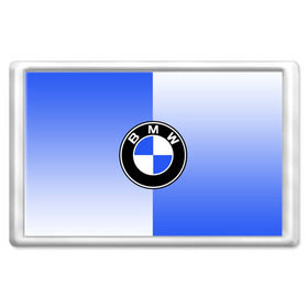 Магнит 45*70 с принтом BMW brand color , Пластик | Размер: 78*52 мм; Размер печати: 70*45 | 