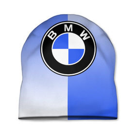 Шапка 3D с принтом BMW brand color , 100% полиэстер | универсальный размер, печать по всей поверхности изделия | 