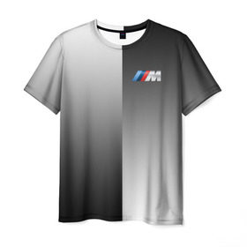 Мужская футболка 3D с принтом BMW M REVERSE , 100% полиэфир | прямой крой, круглый вырез горловины, длина до линии бедер | bmw | автомобиль | автомобильные | бмв | машины
