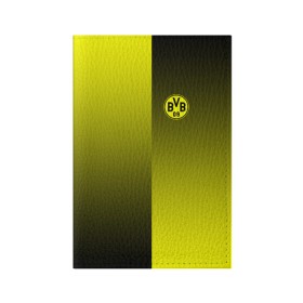 Обложка для паспорта матовая кожа с принтом FC Borussia 2018 Reverse , натуральная матовая кожа | размер 19,3 х 13,7 см; прозрачные пластиковые крепления | Тематика изображения на принте: 
