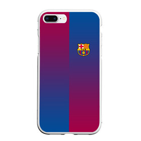 Чехол для iPhone 7Plus/8 Plus матовый с принтом FC Barca 2018 Reverse , Силикон | Область печати: задняя сторона чехла, без боковых панелей | fc | fc barcelona | fcb | fly emirates | ronaldo | абстракция | барселона | геометрия | зож | клуб | линии | месси | модные | мяч | реал мадрид | спорт | спортивные | тренды | футбол | футбольный клуб | эмблема