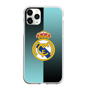 Чехол для iPhone 11 Pro Max матовый с принтом Real Madrid 2018 Reverse , Силикон |  | Тематика изображения на принте: emirates | fc | real madrid | реал мадрид | футбольный клуб | эмблема