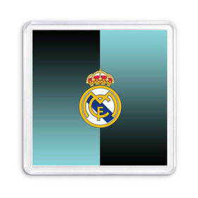 Магнит 55*55 с принтом Real Madrid 2018 Reverse , Пластик | Размер: 65*65 мм; Размер печати: 55*55 мм | emirates | fc | real madrid | реал мадрид | футбольный клуб | эмблема