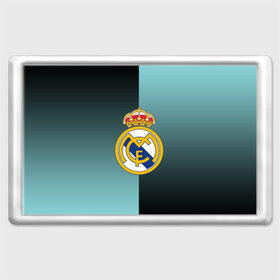 Магнит 45*70 с принтом Real Madrid 2018 Reverse , Пластик | Размер: 78*52 мм; Размер печати: 70*45 | Тематика изображения на принте: emirates | fc | real madrid | реал мадрид | футбольный клуб | эмблема