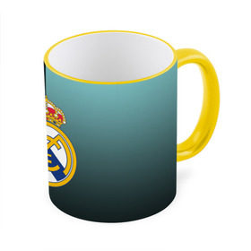 Кружка 3D с принтом Real Madrid 2018 Reverse , керамика | ёмкость 330 мл | Тематика изображения на принте: emirates | fc | real madrid | реал мадрид | футбольный клуб | эмблема
