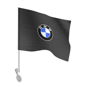 Флаг для автомобиля с принтом BMW CARBON  , 100% полиэстер | Размер: 30*21 см | bmw | bmw motorsport | bmw performance | carbon | m | motorsport | performance | sport | бмв | карбон | моторспорт | спорт