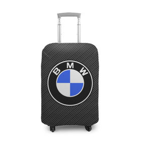 Чехол для чемодана 3D с принтом BMW CARBON , 86% полиэфир, 14% спандекс | двустороннее нанесение принта, прорези для ручек и колес | bmw | bmw motorsport | bmw performance | carbon | m | motorsport | performance | sport | бмв | карбон | моторспорт | спорт
