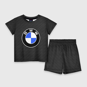 Детский костюм с шортами 3D с принтом BMW CARBON  БМВ КАРБОН ,  |  | bmw | bmw motorsport | bmw performance | carbon | m | motorsport | performance | sport | бмв | карбон | моторспорт | спорт