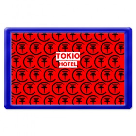 Магнит 45*70 с принтом Tokio Hotel band logo 2018 , Пластик | Размер: 78*52 мм; Размер печати: 70*45 | Тематика изображения на принте: logo | music | pop | rock | tokio hotel | альтернатива | германия | металл | музыка | музыкальный | поп | рок