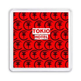 Магнит 55*55 с принтом Tokio Hotel band logo 2018 , Пластик | Размер: 65*65 мм; Размер печати: 55*55 мм | Тематика изображения на принте: logo | music | pop | rock | tokio hotel | альтернатива | германия | металл | музыка | музыкальный | поп | рок