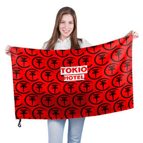 Флаг 3D с принтом Tokio Hotel band logo 2018 , 100% полиэстер | плотность ткани — 95 г/м2, размер — 67 х 109 см. Принт наносится с одной стороны | logo | music | pop | rock | tokio hotel | альтернатива | германия | металл | музыка | музыкальный | поп | рок