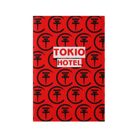 Обложка для паспорта матовая кожа с принтом Tokio Hotel band logo 2018 , натуральная матовая кожа | размер 19,3 х 13,7 см; прозрачные пластиковые крепления | Тематика изображения на принте: logo | music | pop | rock | tokio hotel | альтернатива | германия | металл | музыка | музыкальный | поп | рок