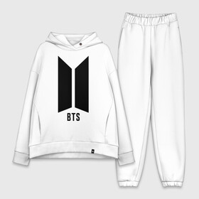 Женский костюм хлопок Oversize с принтом BTS army ,  |  | bangtan boys | bts | bts army | бантаны бтс