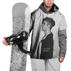 Накидка на куртку 3D с принтом Justin , 100% полиэстер |  | bieber | justin bieber | бибер | джастин бибер