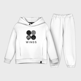 Детский костюм хлопок Oversize с принтом BTS wings ,  |  | bangtan boys | bts | bts army | бантаны бтс