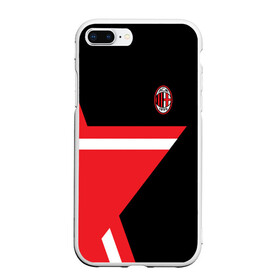 Чехол для iPhone 7Plus/8 Plus матовый с принтом AC MILAN STAR , Силикон | Область печати: задняя сторона чехла, без боковых панелей | fc | milan | милан | спорт | спортивные | фк | футбол | футбольный клуб