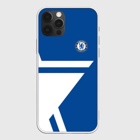 Чехол для iPhone 12 Pro Max с принтом CHELSEA STAR , Силикон |  | Тематика изображения на принте: chelsea | fc | спорт | спортивные | фк | футбол | футбольный клуб | челси