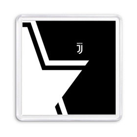 Магнит 55*55 с принтом Juventus 2018 STAR , Пластик | Размер: 65*65 мм; Размер печати: 55*55 мм | fc | juventus | спорт | спортивные | фк | футбол | футбольный клуб | ювентус