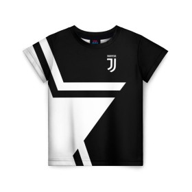Детская футболка 3D с принтом Juventus 2018 STAR , 100% гипоаллергенный полиэфир | прямой крой, круглый вырез горловины, длина до линии бедер, чуть спущенное плечо, ткань немного тянется | Тематика изображения на принте: fc | juventus | спорт | спортивные | фк | футбол | футбольный клуб | ювентус
