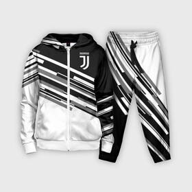 Детский костюм 3D с принтом JUVENTUS STRIPES STYLE ,  |  | fly emirates | juventus | ronaldo | клуб | линии | мода | модные | мяч | реал мадрид | спорт | спортивные | стиль | футбол | футбольный клуб | экстрим | эмблема | ювентус