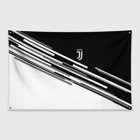 Флаг-баннер с принтом JUVENTUS STRIPES STYLE , 100% полиэстер | размер 67 х 109 см, плотность ткани — 95 г/м2; по краям флага есть четыре люверса для крепления | fly emirates | juventus | ronaldo | клуб | линии | мода | модные | мяч | реал мадрид | спорт | спортивные | стиль | футбол | футбольный клуб | экстрим | эмблема | ювентус