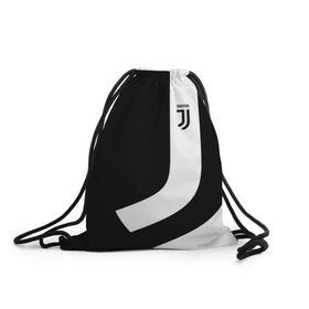 Рюкзак-мешок 3D с принтом Juventus 2018 Original , 100% полиэстер | плотность ткани — 200 г/м2, размер — 35 х 45 см; лямки — толстые шнурки, застежка на шнуровке, без карманов и подкладки | fc | fly emirates | лого | париж | спорт | спортивные | фк | футбольный клуб