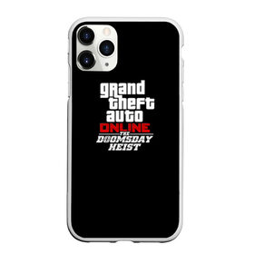 Чехол для iPhone 11 Pro матовый с принтом GTA Online The Doomsday Heist , Силикон |  | auto | dead | grand | gta | gta5 | rdr | red | redemption | rockstar | theft | гта | день | судный