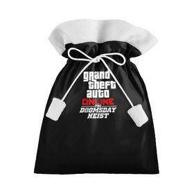 Подарочный 3D мешок с принтом GTA Online: The Doomsday Heist , 100% полиэстер | Размер: 29*39 см | auto | dead | grand | gta | gta5 | rdr | red | redemption | rockstar | theft | гта | день | судный