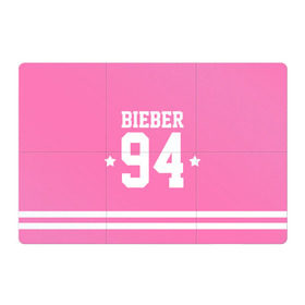 Магнитный плакат 3Х2 с принтом Bieber Team Pink , Полимерный материал с магнитным слоем | 6 деталей размером 9*9 см | bieber | justin bieber | бибер | джастин бибер
