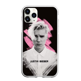 Чехол для iPhone 11 Pro матовый с принтом Justin Bieber Pink splash , Силикон |  | bieber | justin bieber | бибер | джастин бибер