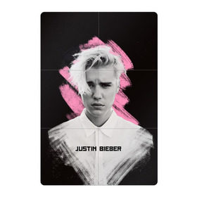 Магнитный плакат 2Х3 с принтом Justin Bieber / Pink splash , Полимерный материал с магнитным слоем | 6 деталей размером 9*9 см | Тематика изображения на принте: bieber | justin bieber | бибер | джастин бибер