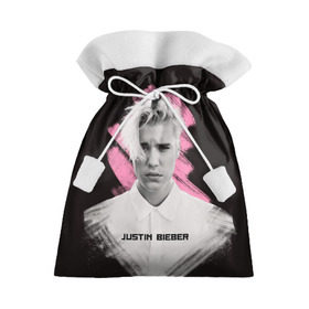 Подарочный 3D мешок с принтом Justin Bieber / Pink splash , 100% полиэстер | Размер: 29*39 см | bieber | justin bieber | бибер | джастин бибер