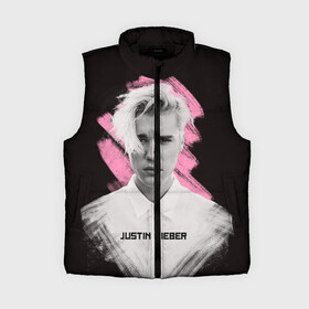 Женский жилет утепленный 3D с принтом Justin Bieber  Pink splash ,  |  | Тематика изображения на принте: bieber | justin bieber | бибер | джастин бибер