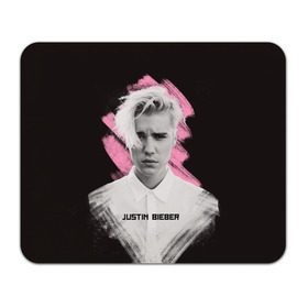 Коврик прямоугольный с принтом Justin Bieber / Pink splash , натуральный каучук | размер 230 х 185 мм; запечатка лицевой стороны | bieber | justin bieber | бибер | джастин бибер