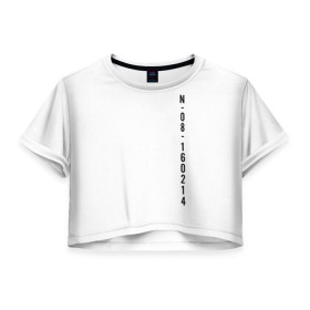 Женская футболка 3D укороченная с принтом BTS SAVE ME JUNGKOOK _white , 100% полиэстер | круглая горловина, длина футболки до линии талии, рукава с отворотами | bangtan boys | bts | бантаны бтс