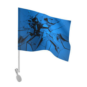 Флаг для автомобиля с принтом Carbon abstraction BLUE , 100% полиэстер | Размер: 30*21 см | abstraction | geometry | абстракция | геометрия | грань | краски | кубик | кубики | линии | мозаика | разноцветные | ребро | текстура | тени | узор