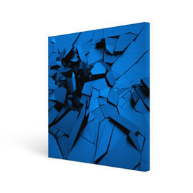 Холст квадратный с принтом Carbon abstraction BLUE , 100% ПВХ |  | abstraction | geometry | абстракция | геометрия | грань | краски | кубик | кубики | линии | мозаика | разноцветные | ребро | текстура | тени | узор