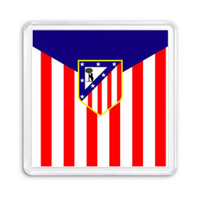 Магнит 55*55 с принтом Atletico Madrid , Пластик | Размер: 65*65 мм; Размер печати: 55*55 мм | 