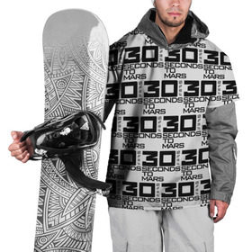 Накидка на куртку 3D с принтом 30 SECONDS TO MARS ROCK BAND , 100% полиэстер |  | Тематика изображения на принте: 