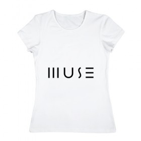Женская футболка хлопок с принтом Muse , 100% хлопок | прямой крой, круглый вырез горловины, длина до линии бедер, слегка спущенное плечо | muse | доминик ховард | крис уолстенхолм | муза | музе | мусе | мэттью беллами | рок группа