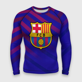 Мужской рашгард 3D с принтом FC Barcelona ,  |  | barcelona | football | logo | spain | sport | арт | барселона | испания | лига | лого | спорт | текстура | фк | футбол | футбольный клуб | эмблема