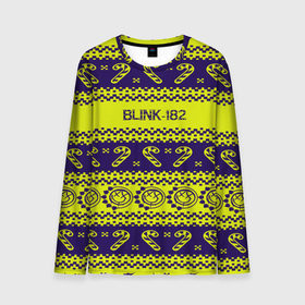 Мужской лонгслив 3D с принтом Blink-182 NEW YEAR COLLECTION , 100% полиэстер | длинные рукава, круглый вырез горловины, полуприлегающий силуэт | Тематика изображения на принте: 