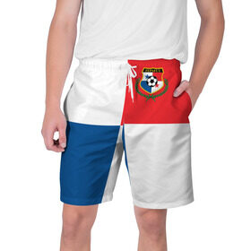 Мужские шорты 3D с принтом Панама, форма ,  полиэстер 100% | прямой крой, два кармана без застежек по бокам. Мягкая трикотажная резинка на поясе, внутри которой широкие завязки. Длина чуть выше колен | fifa | фифа | флаг | чемпионат мира