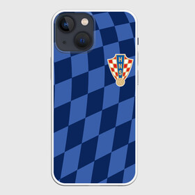 Чехол для iPhone 13 mini с принтом Хорватия, форма ,  |  | croatia | fc | fifa | football | national team | uniform | сборная | фифа | фк | форма | футбол | хорватия