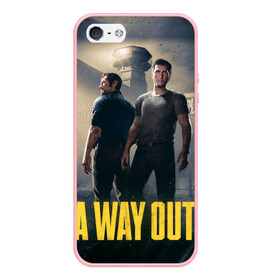 Чехол для iPhone 5/5S матовый с принтом A Way Out , Силикон | Область печати: задняя сторона чехла, без боковых панелей | a way out